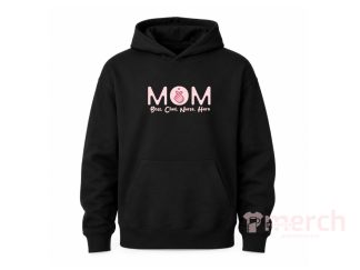 Mom: Boss, Chef, Nurse, Hero Hoodie — Black